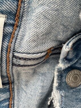 Abercrombie & Fitch Light Blue Distressed Women's Jeans